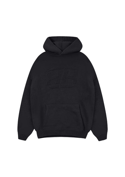 新品完売品BRIEFING HOL B LOGO KNIT HOODIE
