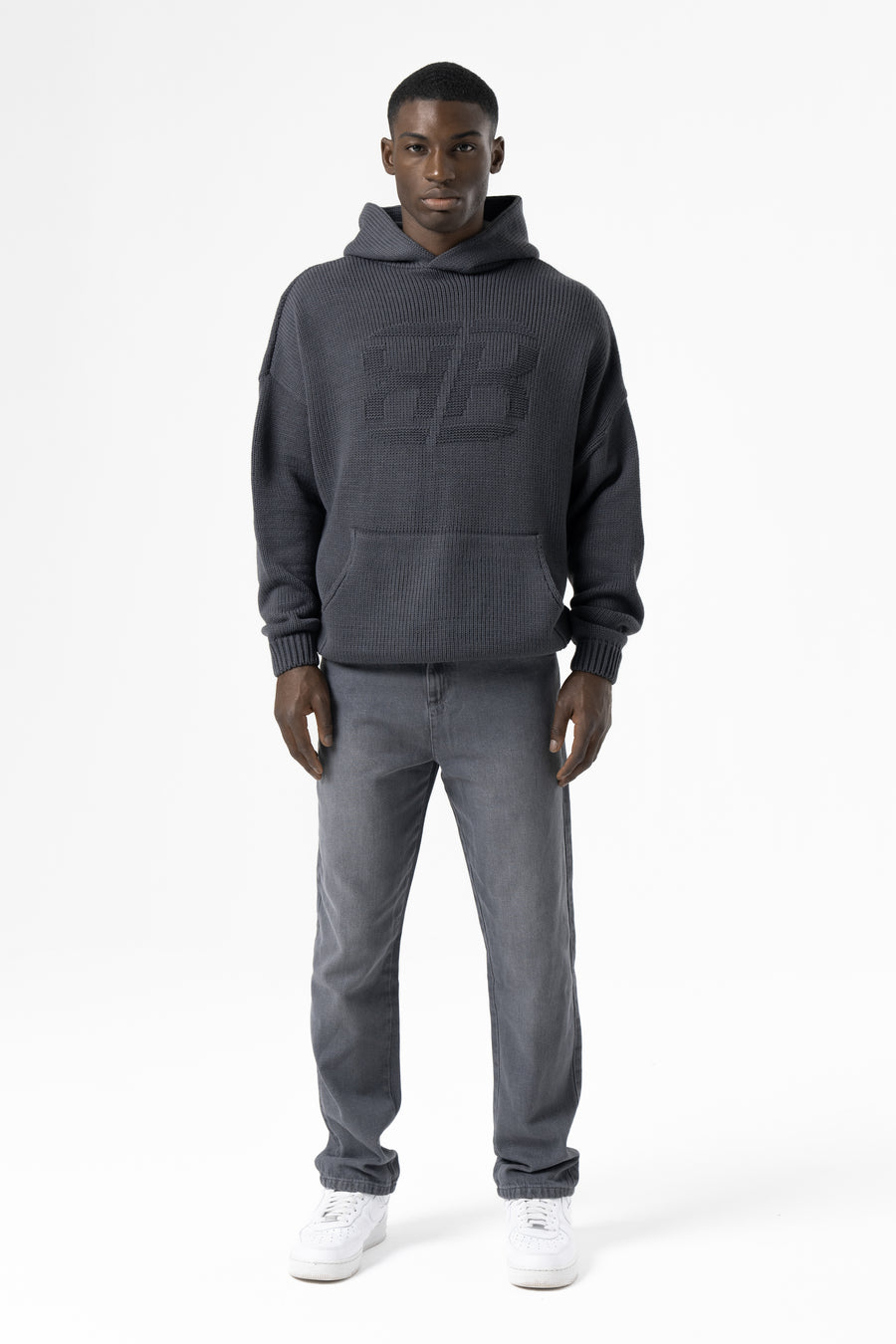 Branded Knit Hoodie – Brother and Kin