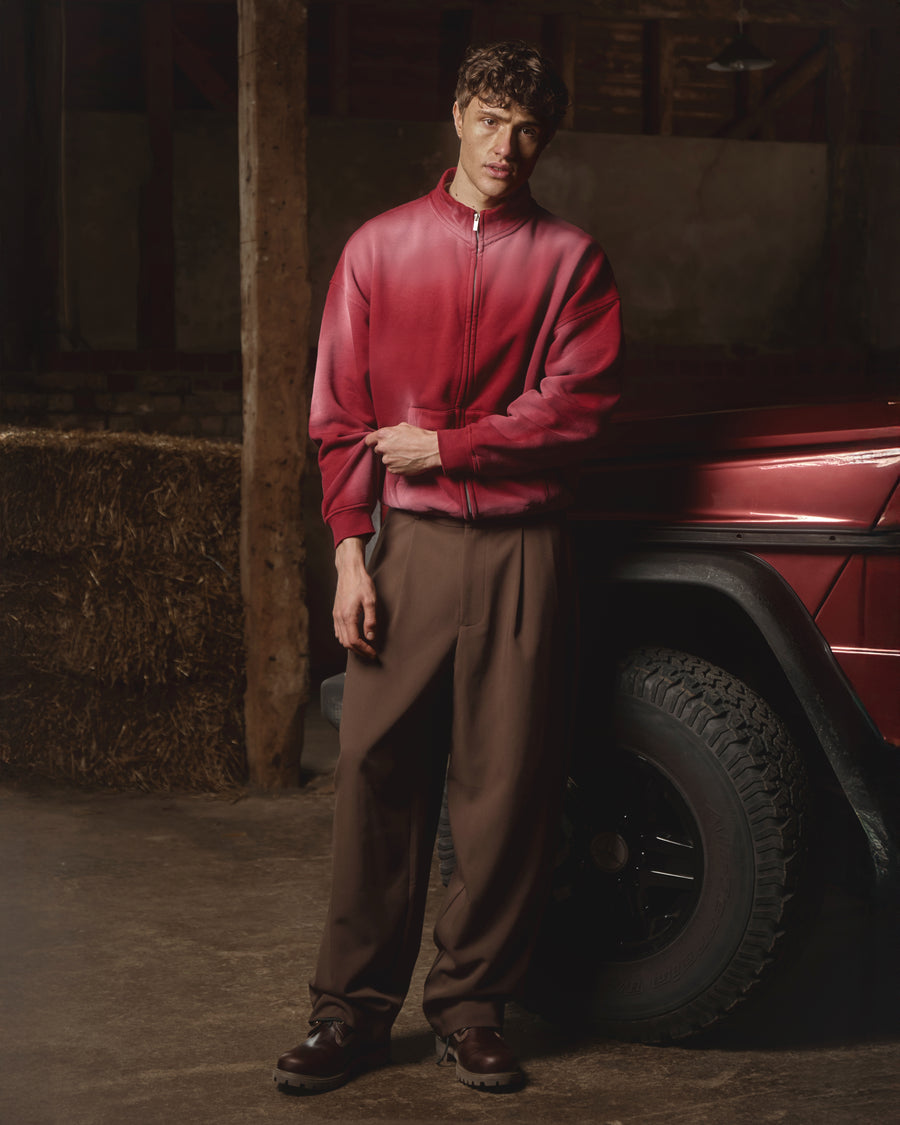 Dart Pleated Trouser