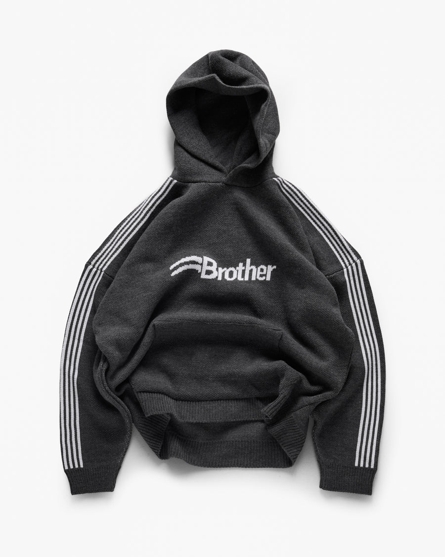 Track Knit Hoodie