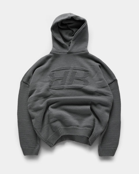[新品]⭐︎MIRROR9 ICON Knit Hoodie⭐︎ Icon Lab Anthracite Hoodie – Twojeys