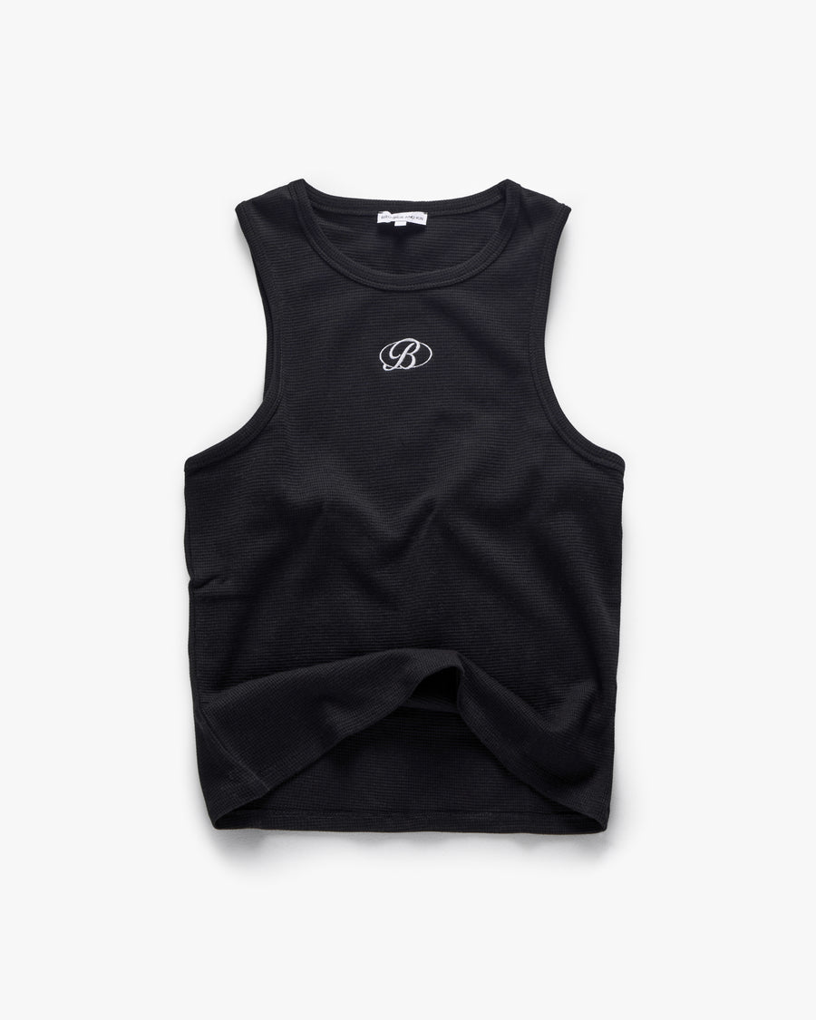 Monogram Waffle Vest