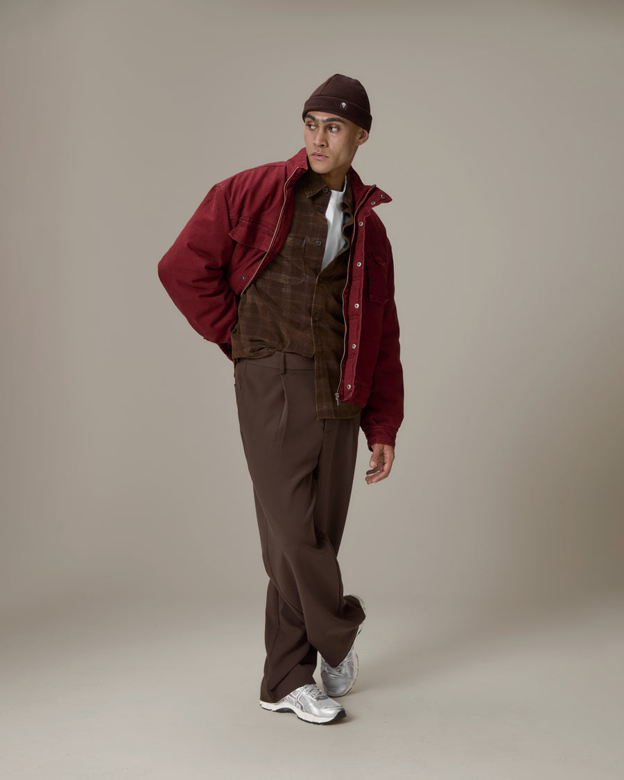 Dart Pleated Trouser