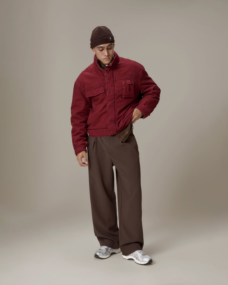 Dart Pleated Trouser