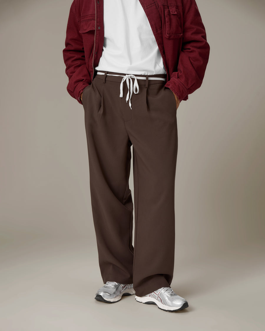 Dart Pleated Trouser