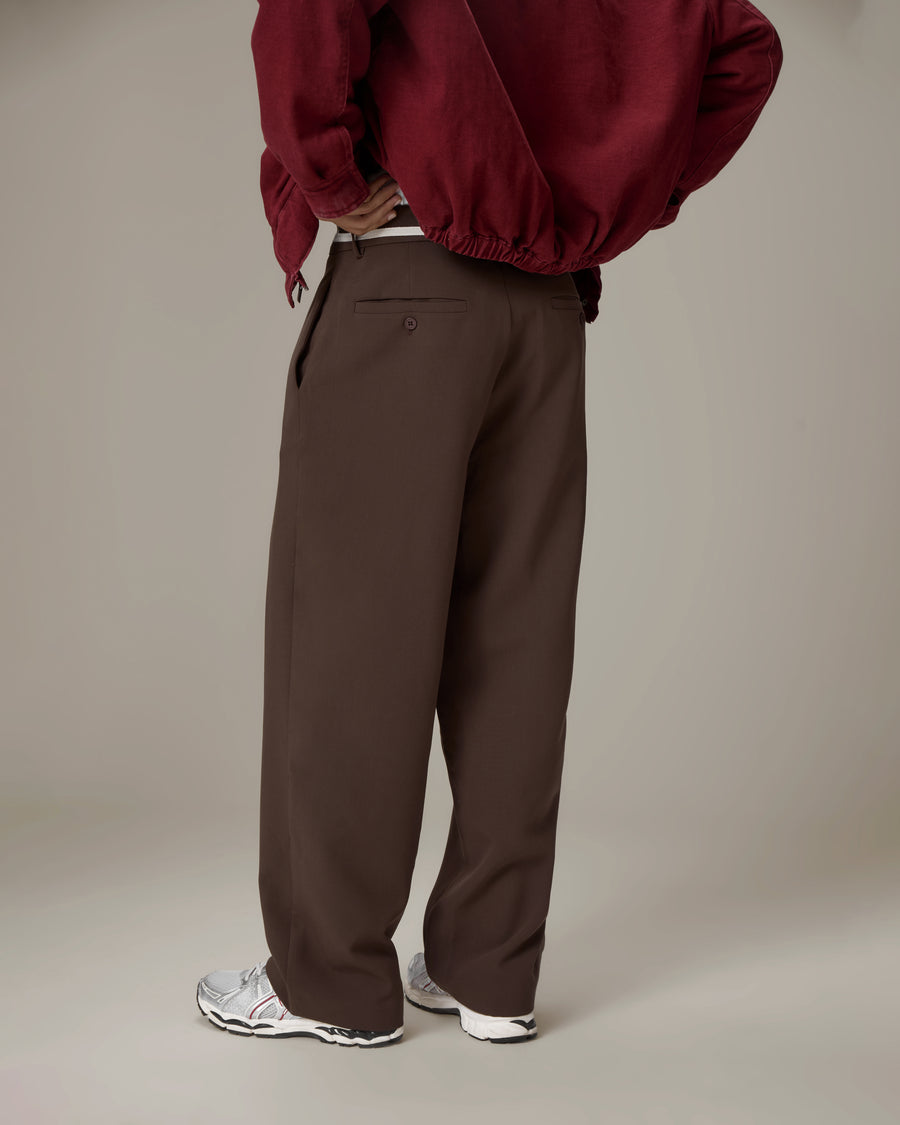 Dart Pleated Trouser