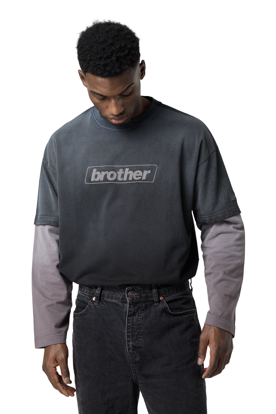 Jagger Double Layer Sleeve Tee
