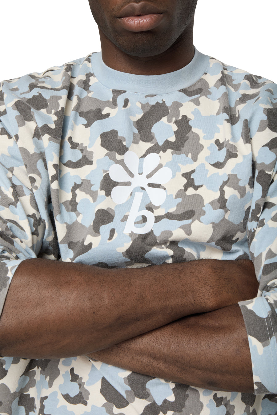 Blu Camo Long Sleeve