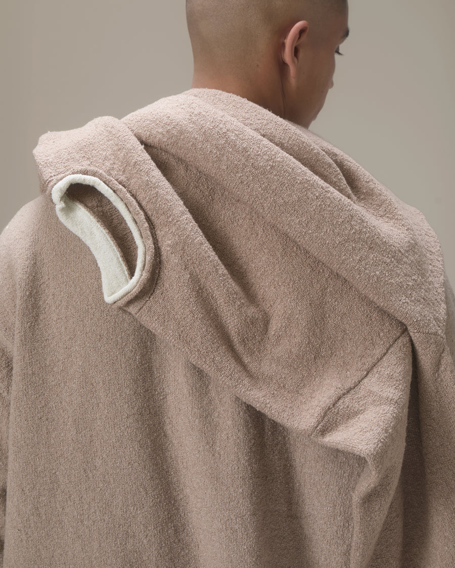 Parker Layered Knit Jumper in Beige